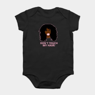 Don't Touch my Hair Afro Woman African Baby Bodysuit